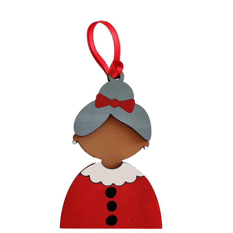 MRS. CLAUS HOLIDAY ORNAMENT