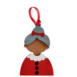 MRS. CLAUS HOLIDAY ORNAMENT