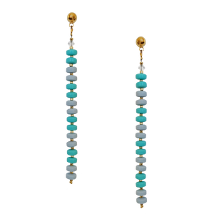 CANDY DROP EARRINGS | AQUA