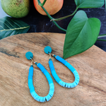 DOUBLE DUTCH EARRINGS | AQUA