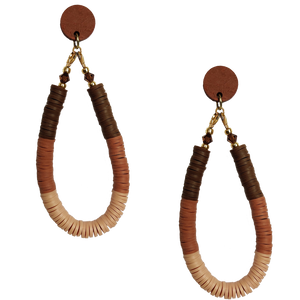 DOUBLE DUTCH EARRINGS | COCOA BEAN