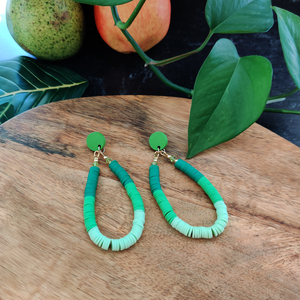 DOUBLE DUTCH EARRINGS | LIME