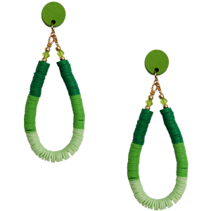 DOUBLE DUTCH EARRINGS | LIME