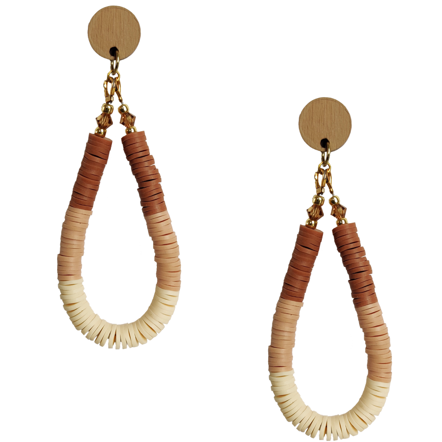 DOUBLE DUTCH EARRINGS | SAND