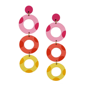 BUBBLE EARRINGS | SUNSET